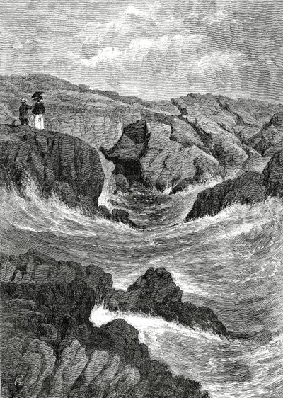 The Spouting Cave, Newport, Rhode Island, USA, May 4, 1872 by C.G. Griswold